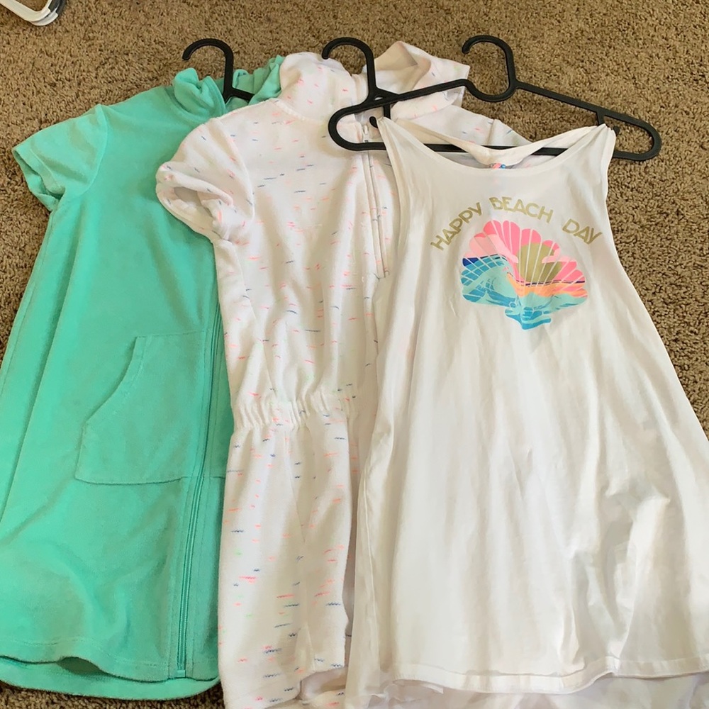 girls large cover ups